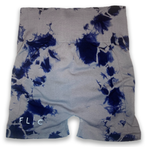 Gray/Blue Tie Dye Shorts